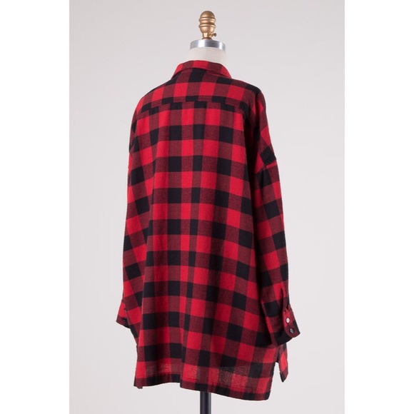 >>LAST<< Tori Buffalo Plaid Button-up Flannel - Picture 5 of 7